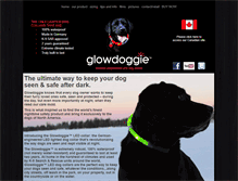 Tablet Screenshot of glowdoggie.com